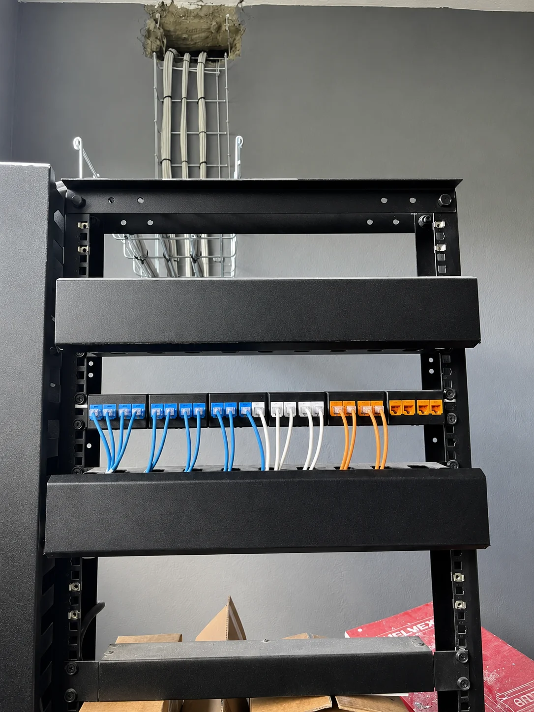 Cableado estructurado — Patch panel, UDG · Sindicato