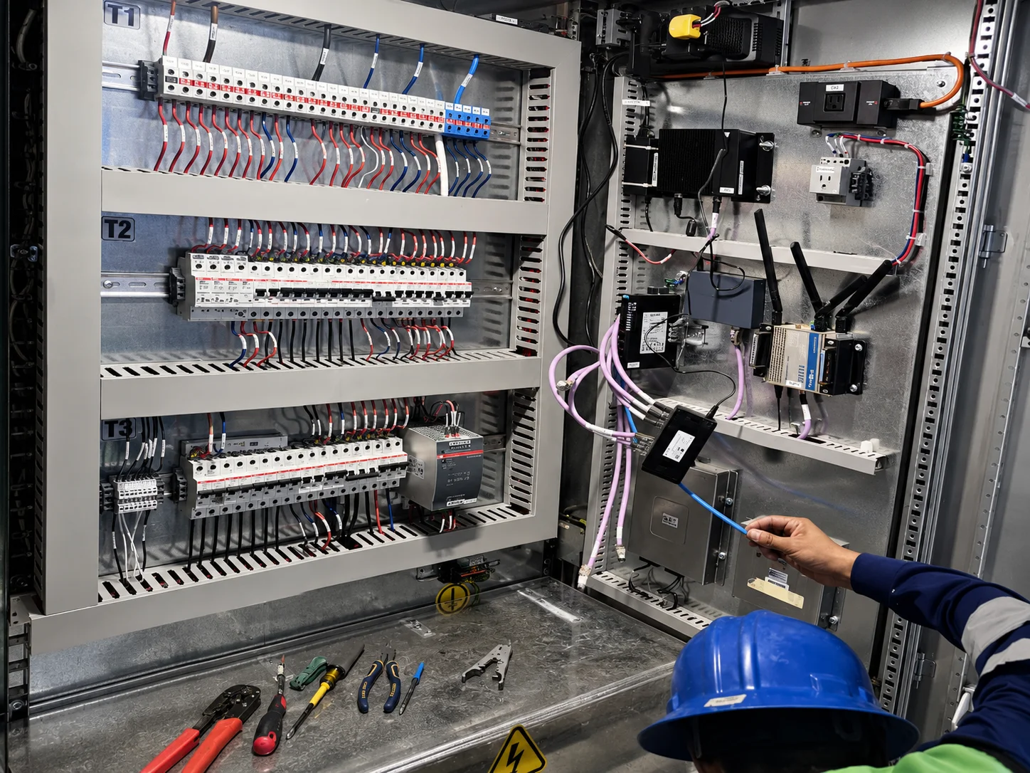 Redes, fibra y control — Tablero de control, BCP · La Comercial Mexicana